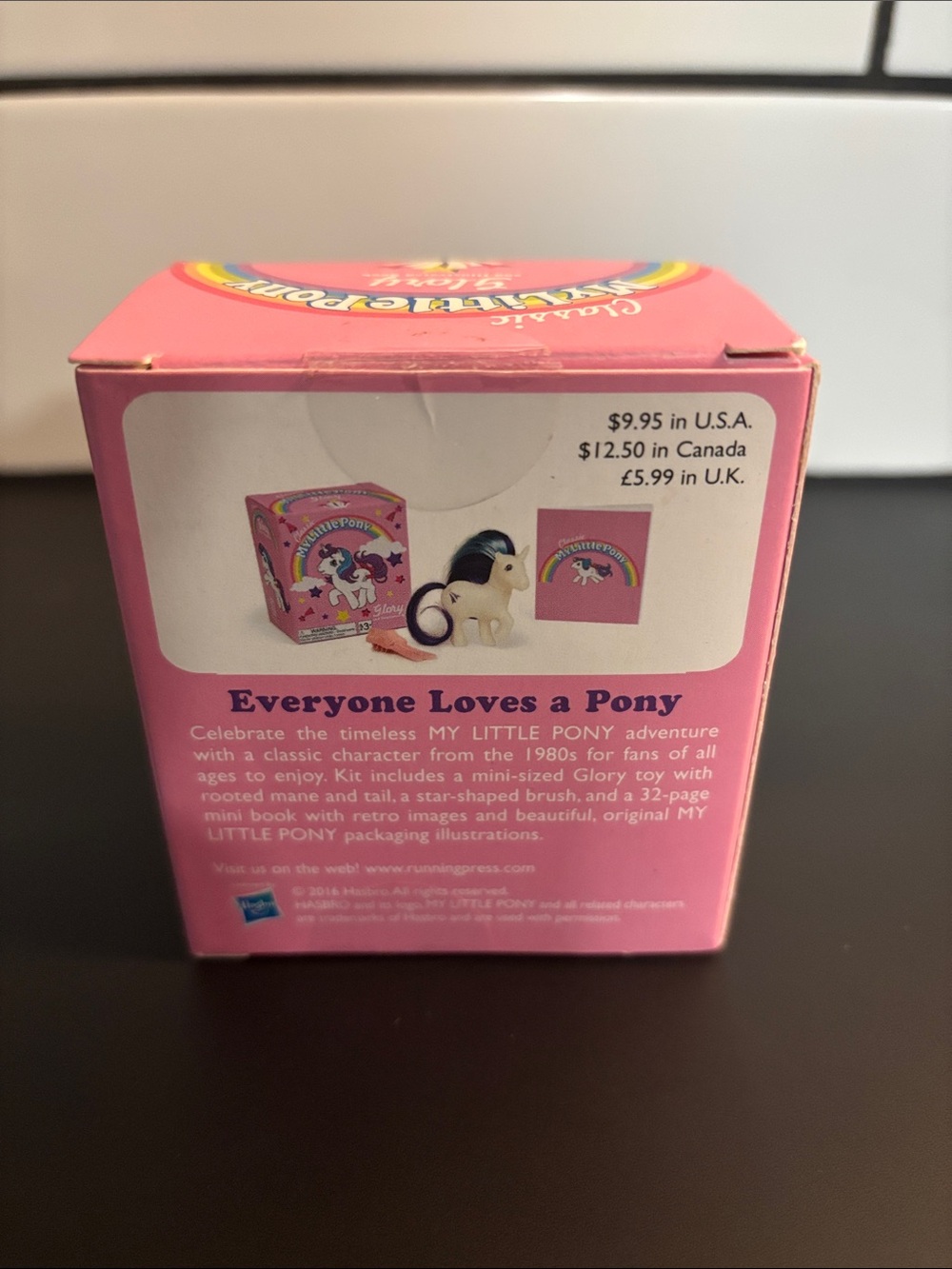 Classic My Little Pony Mini Glory Figure & Book Set - Picture 7 of 9